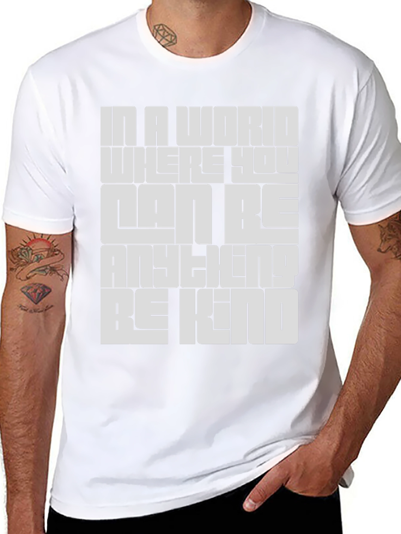 Be Kind Graphic Tee - Unisex Black T-Shirt
