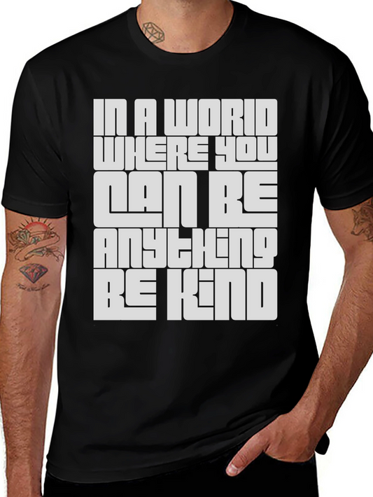 Be Kind Graphic Tee - Unisex Black T-Shirt