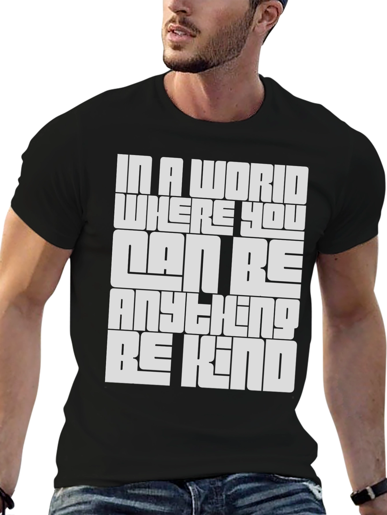 Be Kind Graphic Tee - Unisex Black T-Shirt