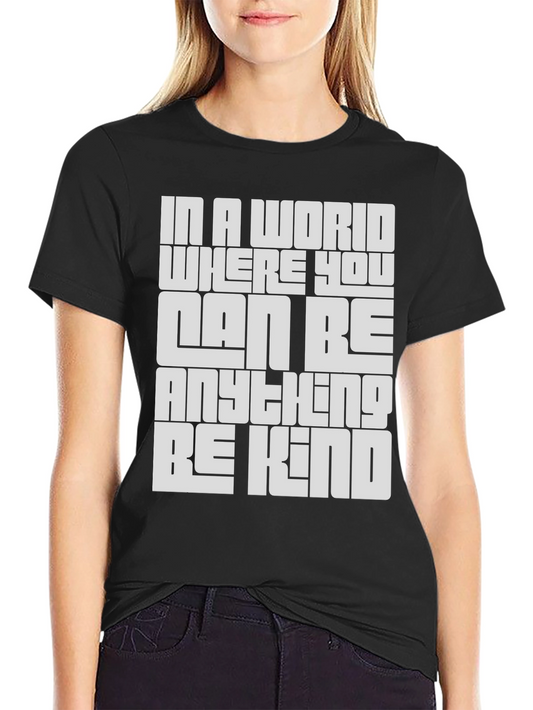 Be Kind Graphic Tee - Unisex Black T-Shirt