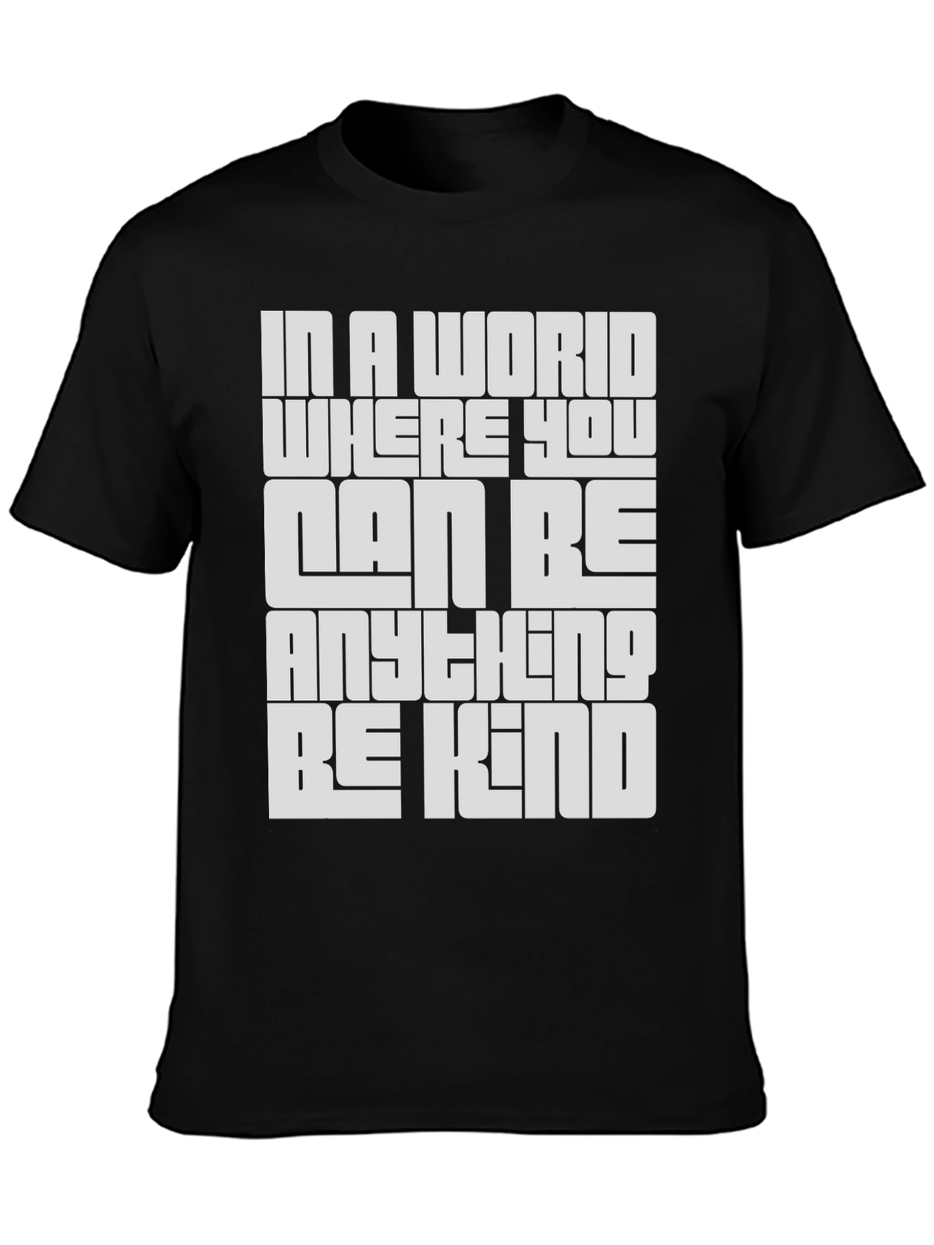 Be Kind Graphic Tee - Unisex Black T-Shirt