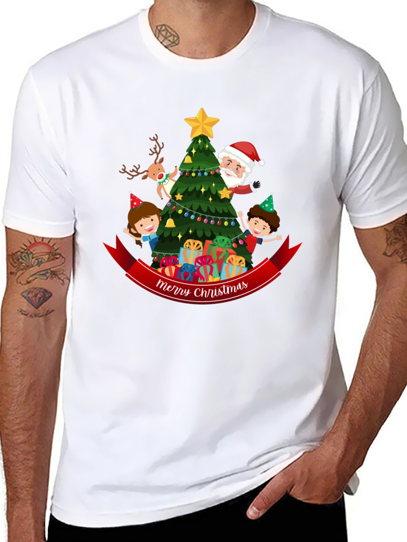 Festive Christmas Graphic T-Shirt