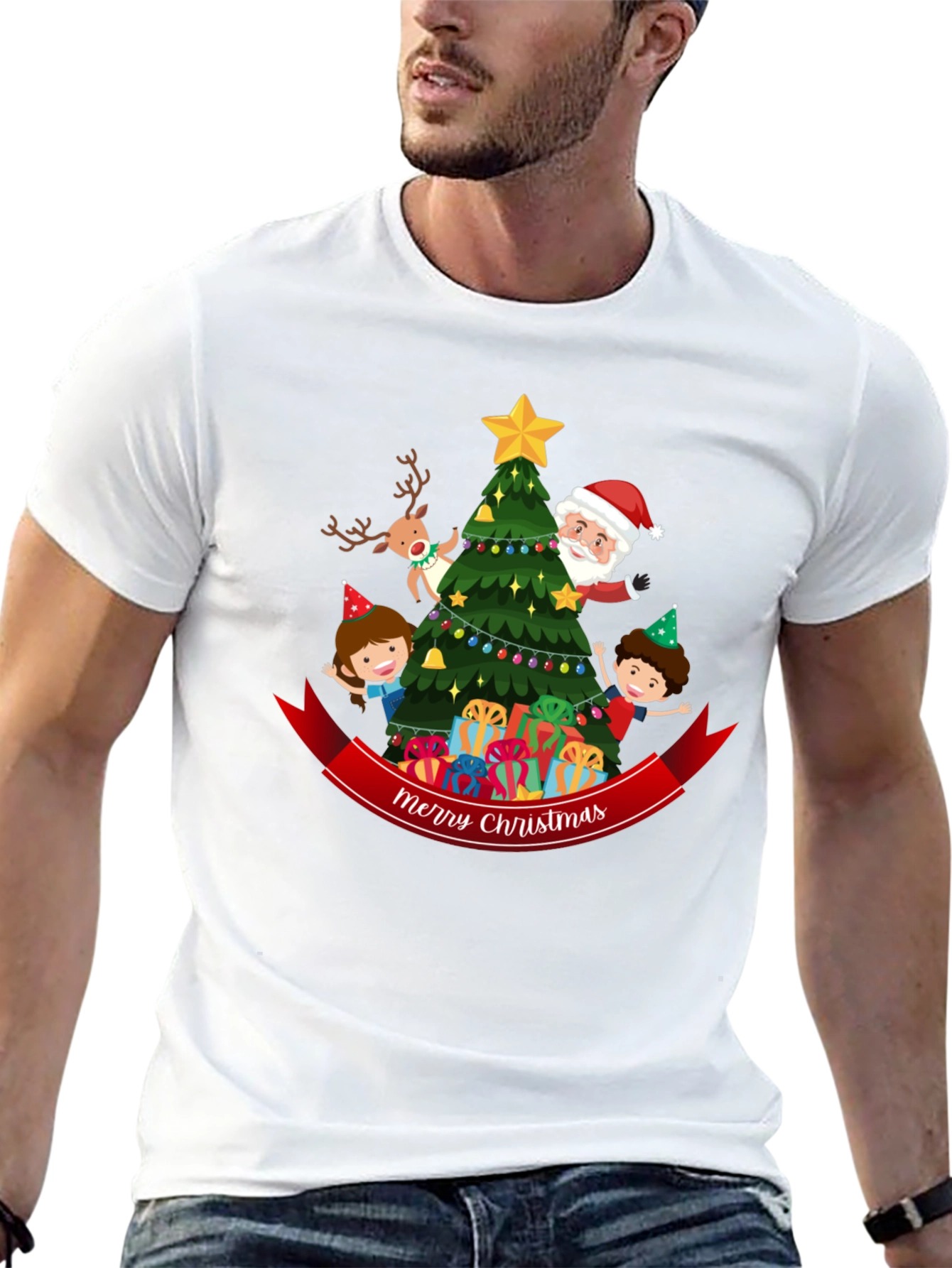 Festive Christmas Graphic T-Shirt