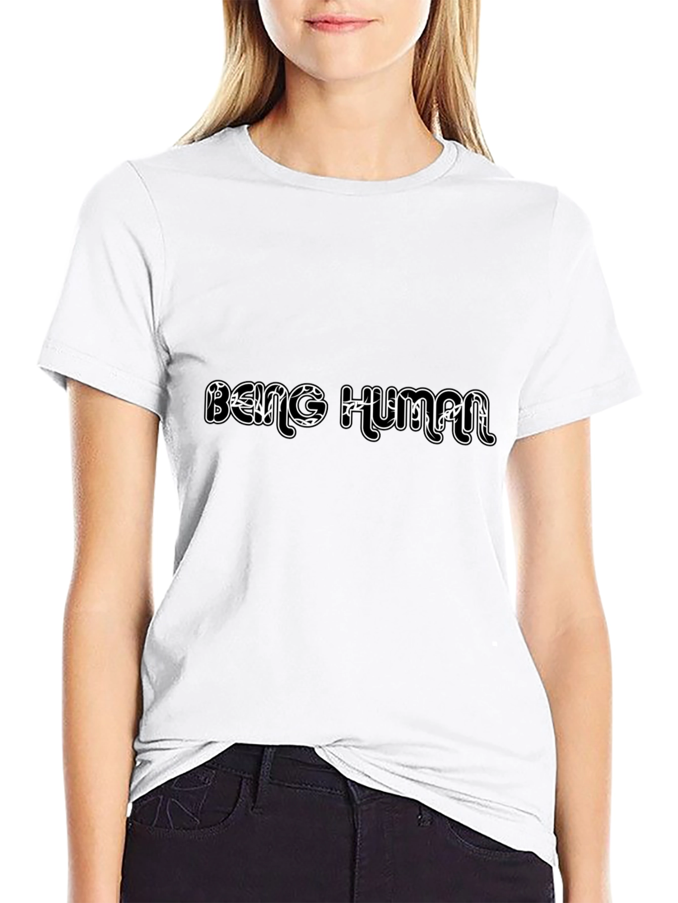 Being Human Graphic Black T-Shirt