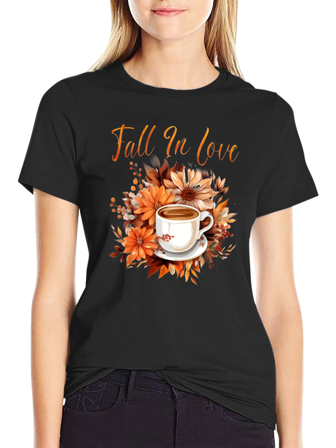 Fall In Love Coffee T-Shirt