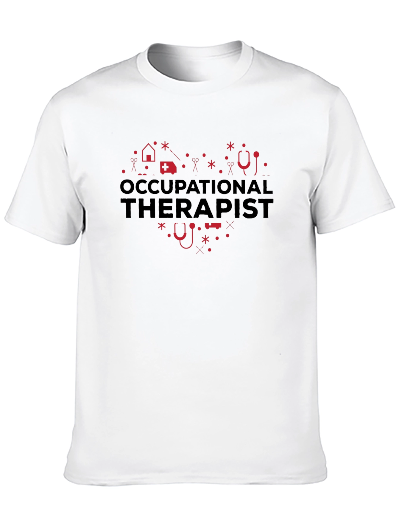Occupational Therapist Heart Graphic T-Shirt