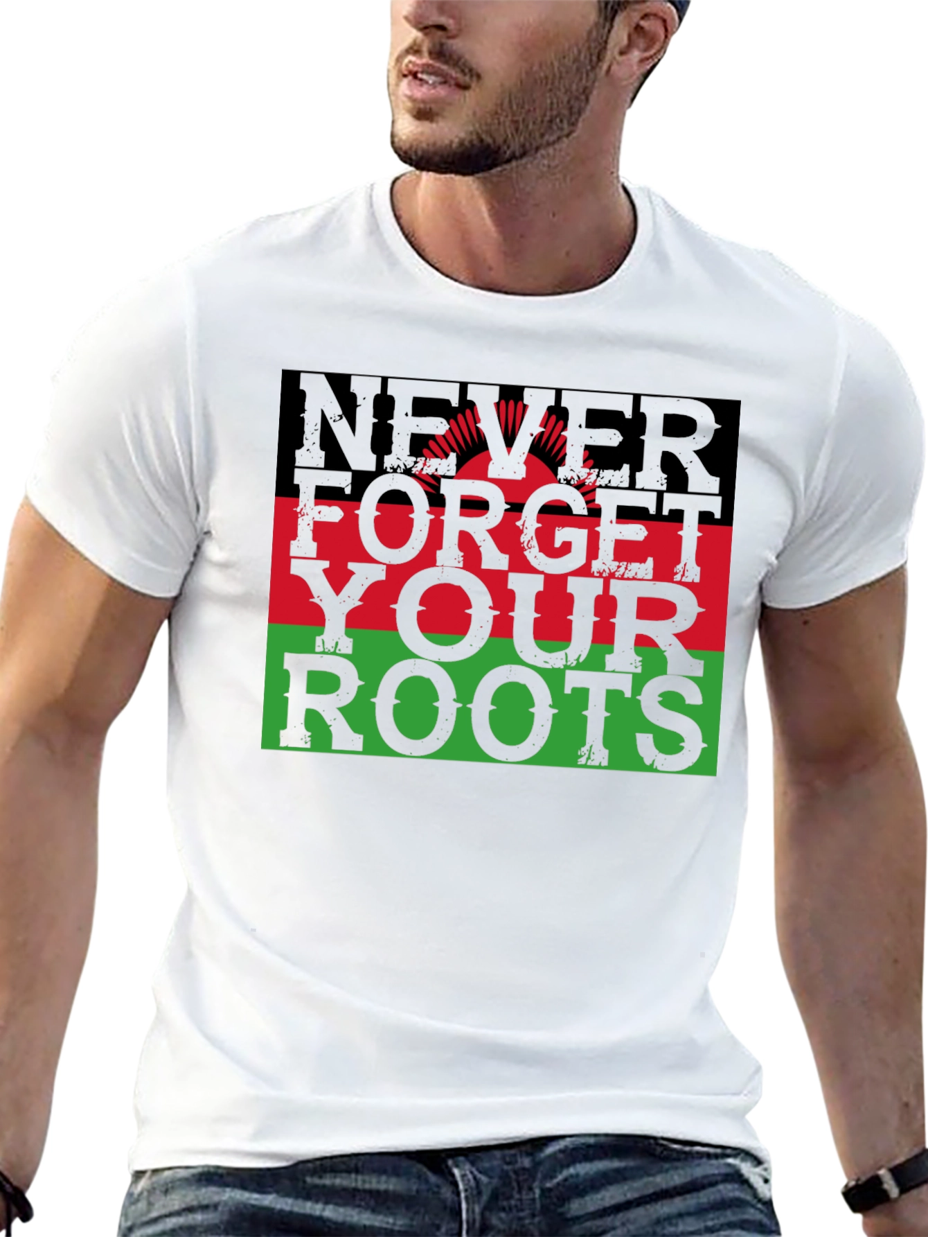 Never Forget Your Roots Graphic T-Shirt