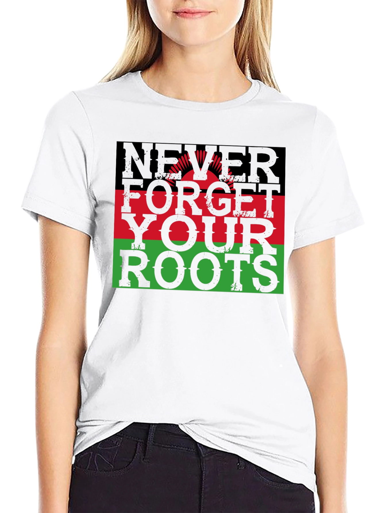 Never Forget Your Roots Graphic T-Shirt