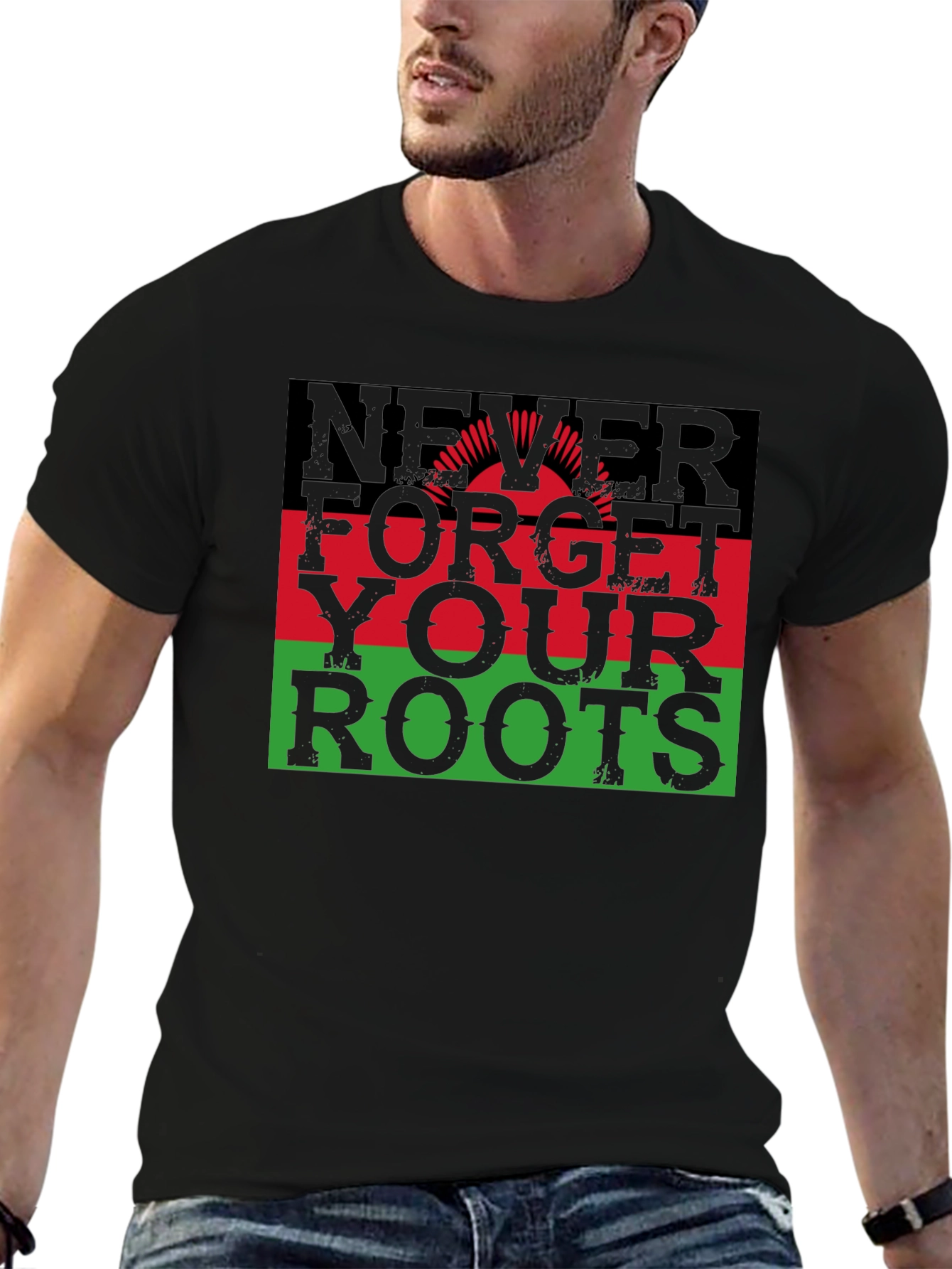 Never Forget Your Roots Graphic T-Shirt