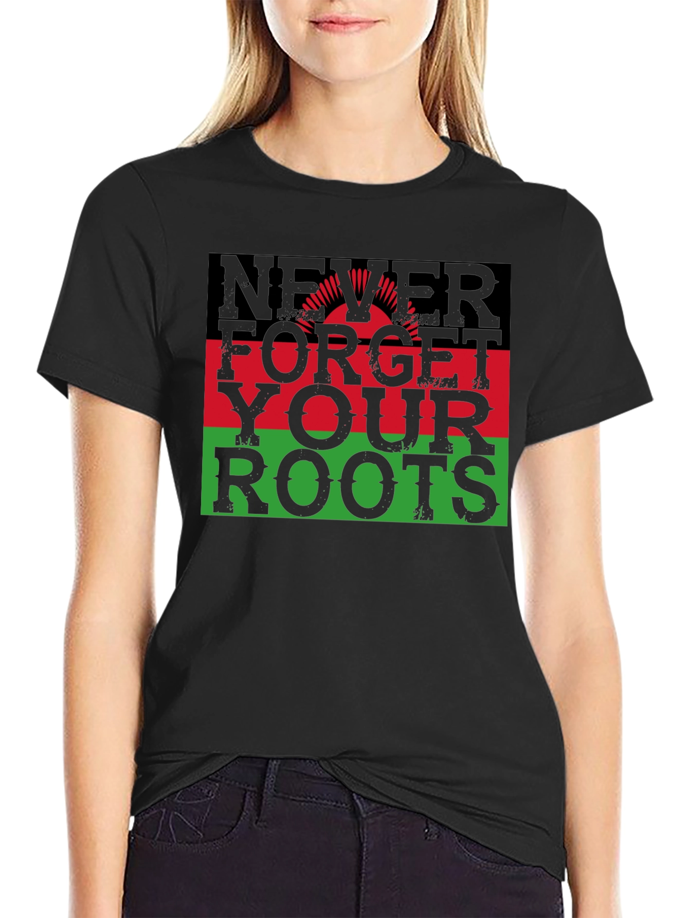 Never Forget Your Roots Graphic T-Shirt