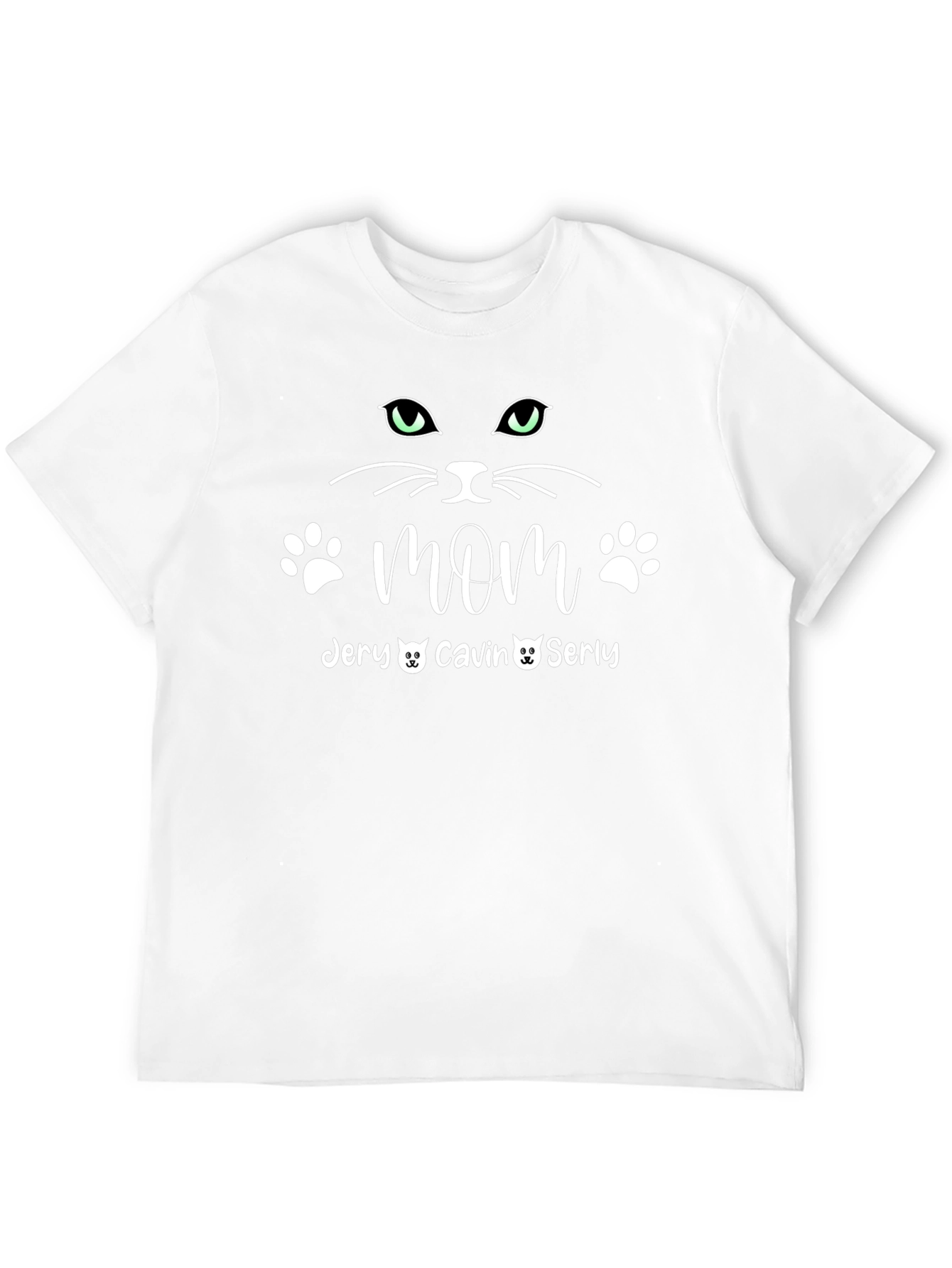 Cat Mom Personalized T-Shirt