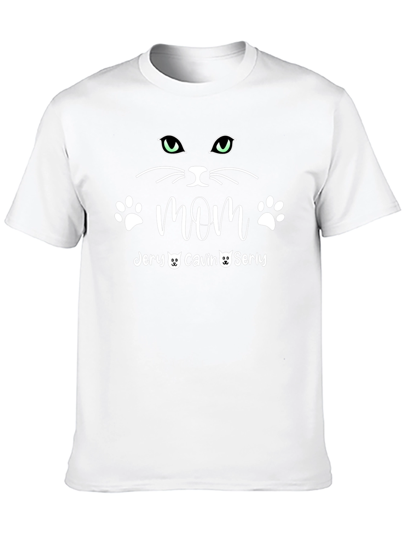 Cat Mom Personalized T-Shirt