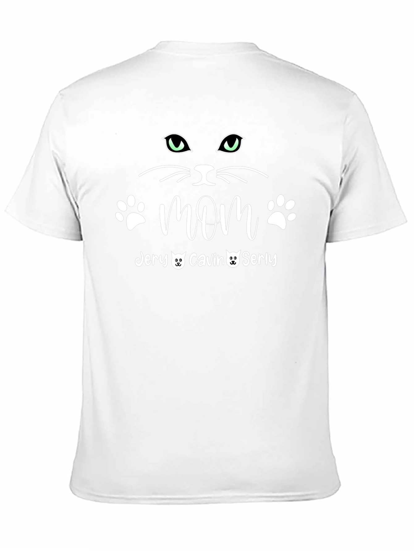 Cat Mom Personalized T-Shirt