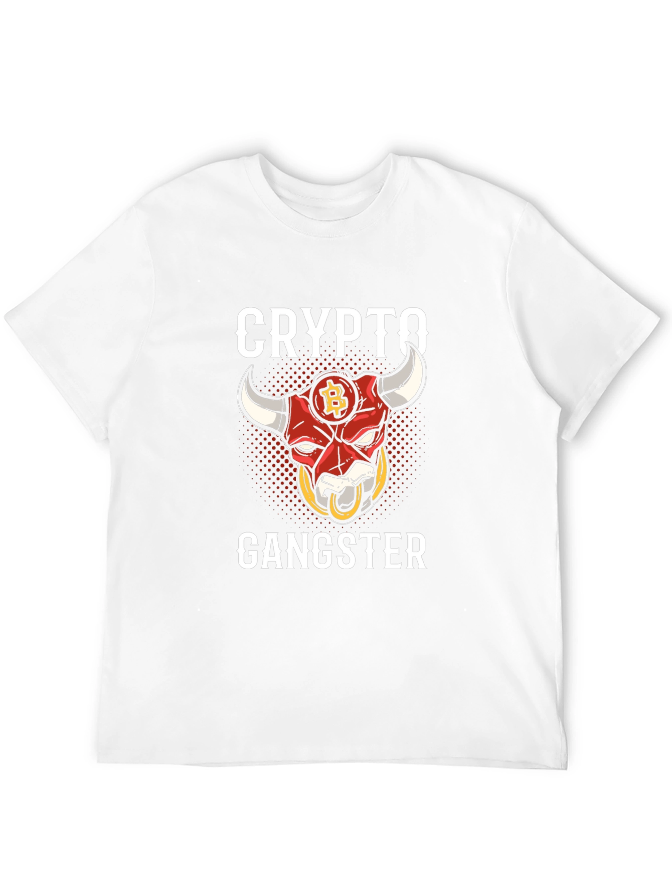 Crypto Gangster Bitcoin Bull T-Shirt