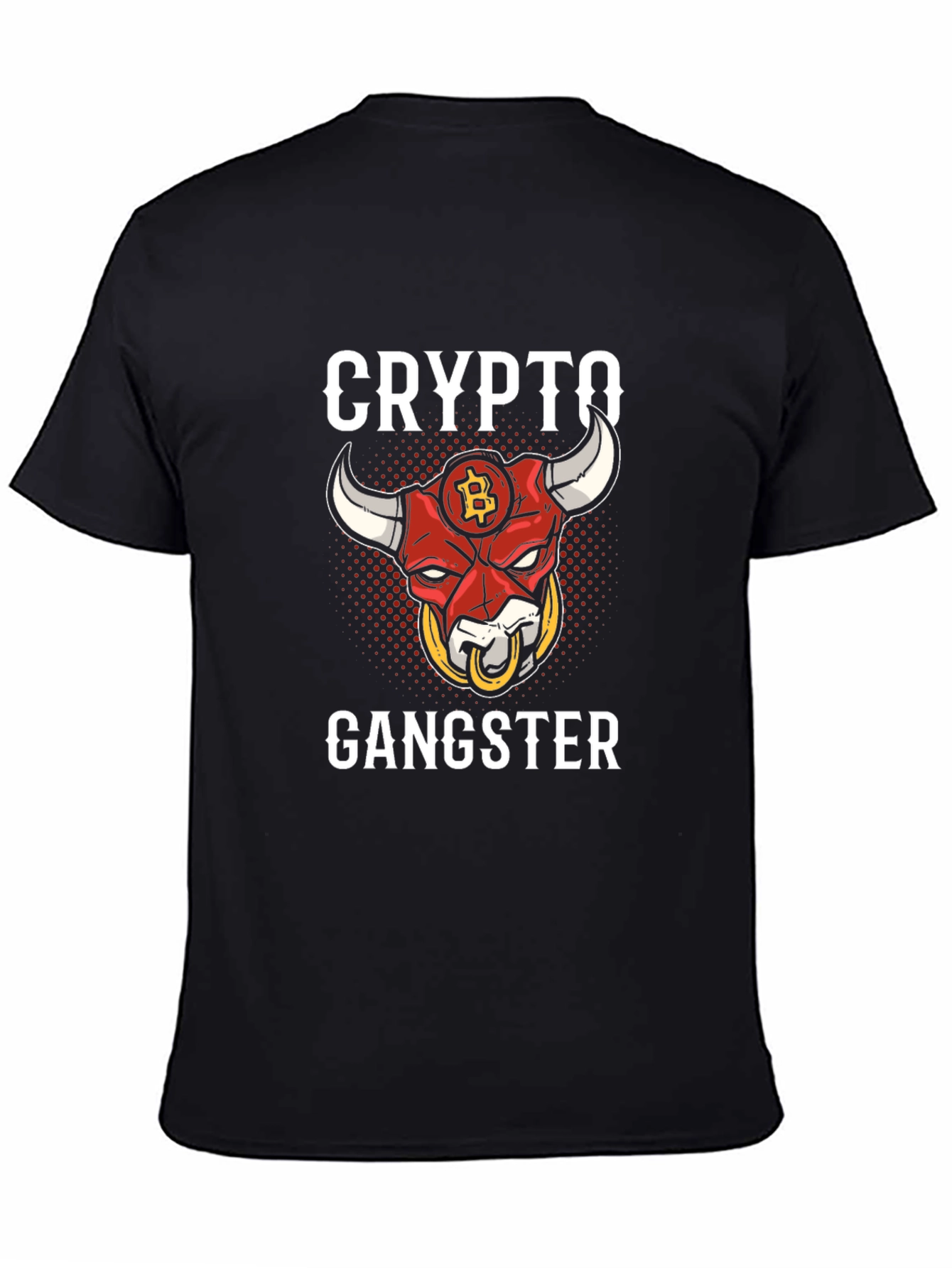 Crypto Gangster Bitcoin Bull T-Shirt