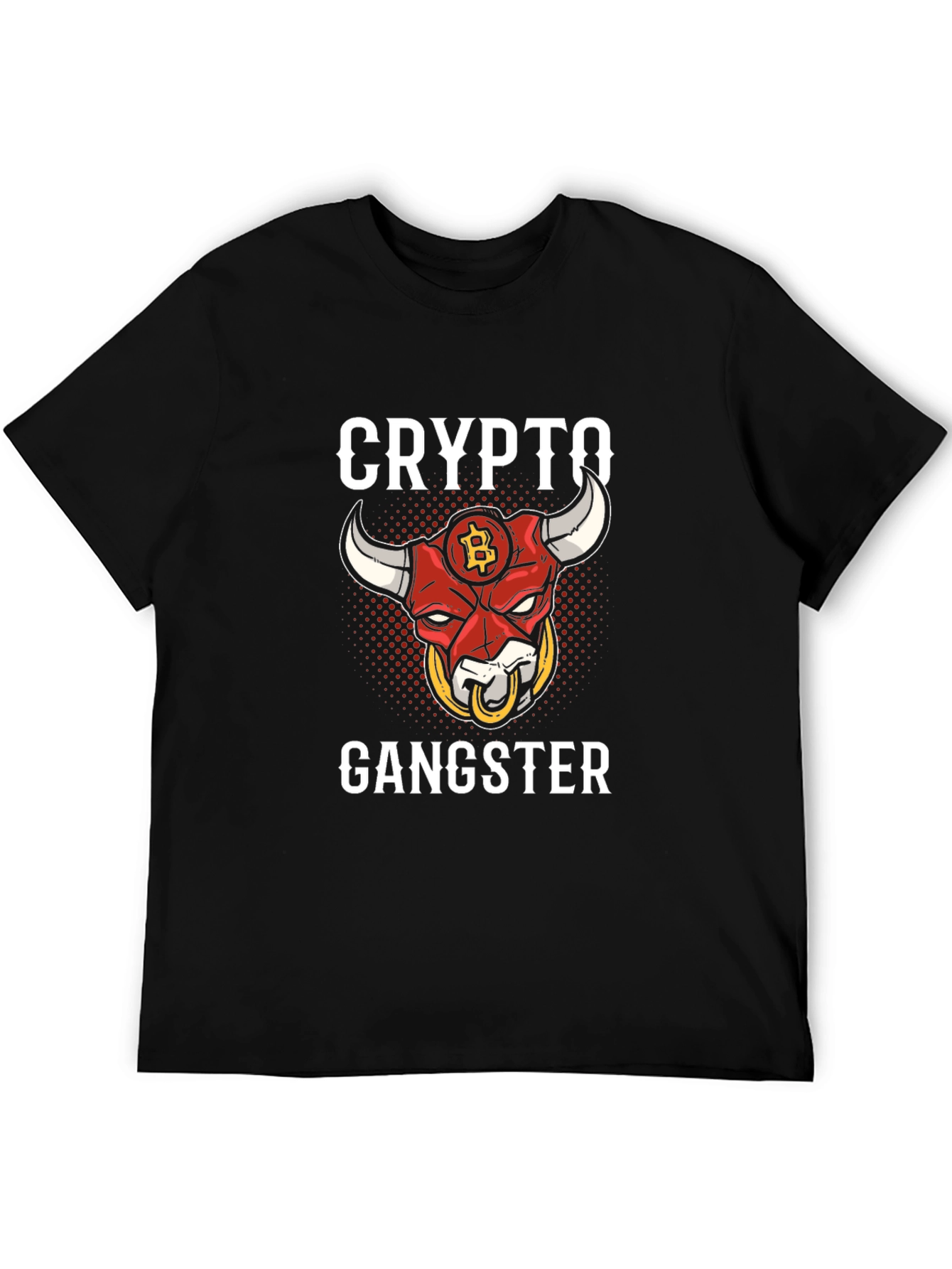 Crypto Gangster Bitcoin Bull T-Shirt