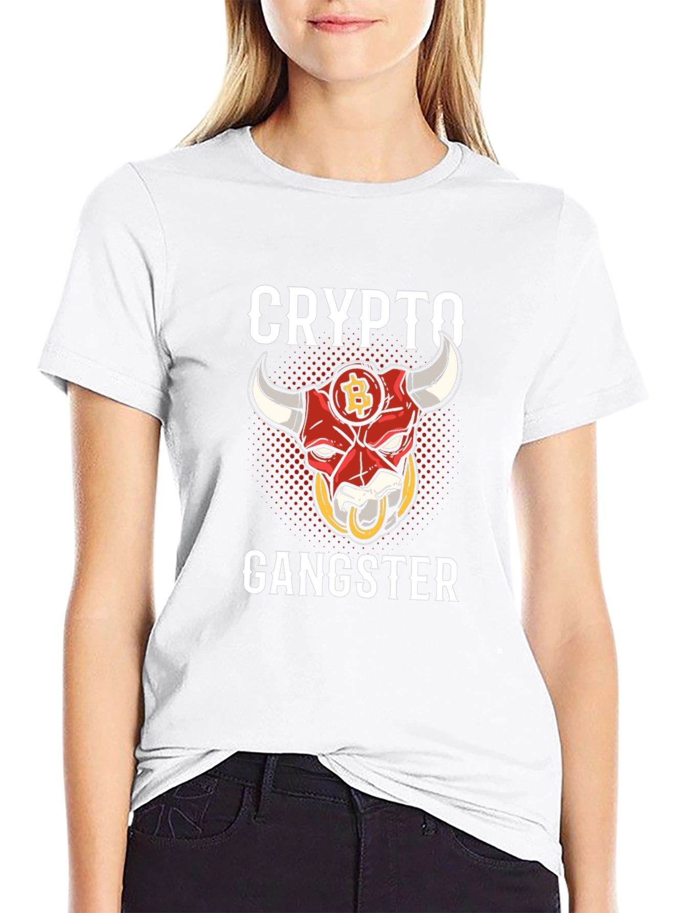 Crypto Gangster Bitcoin Bull T-Shirt