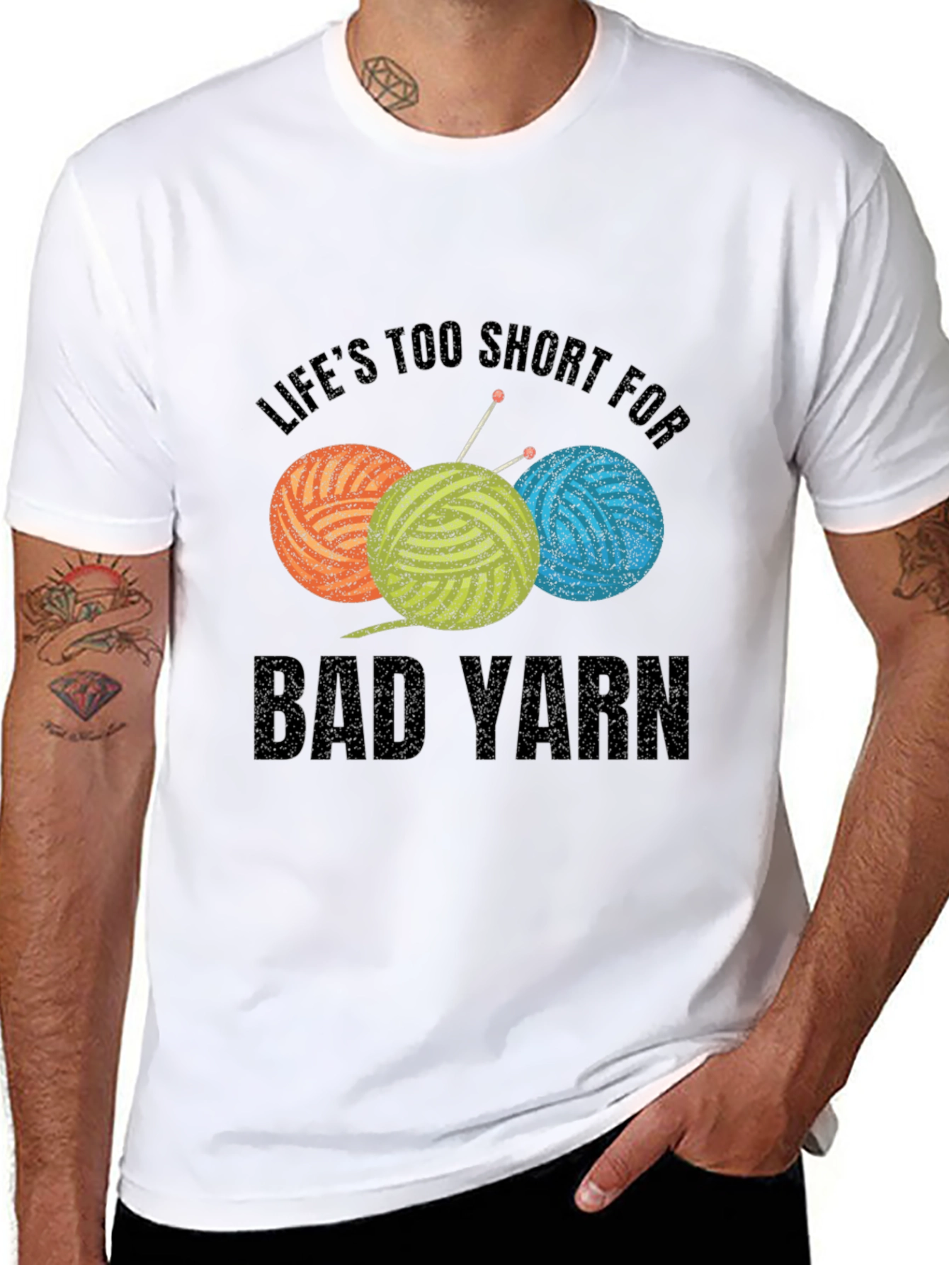 Lifes Too Short For Bad Yarn T-Shirt
