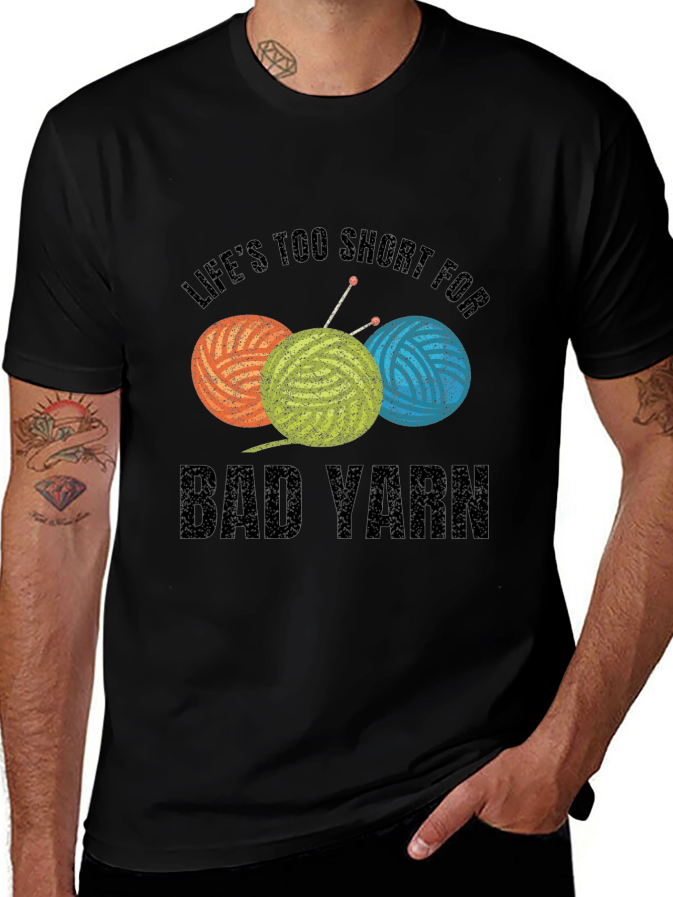 Lifes Too Short For Bad Yarn T-Shirt