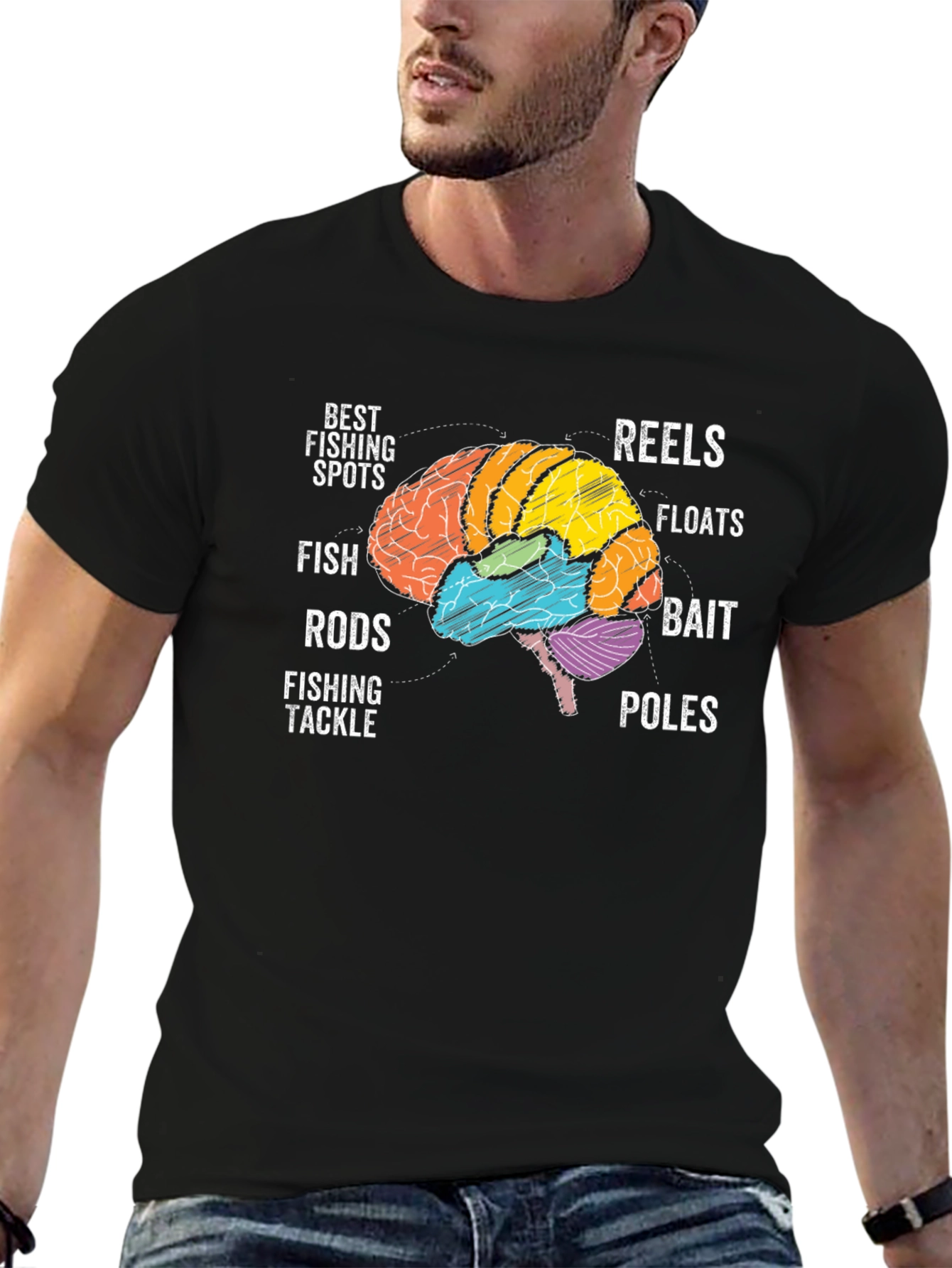 Fishing Brain T-Shirt - Anglers Mindset Tee