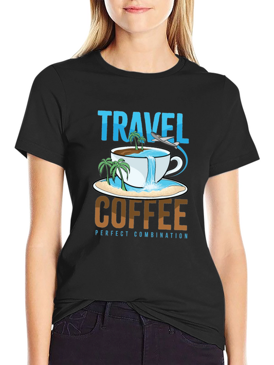 Travel Coffee T-Shirt - Perfect Combination Tee