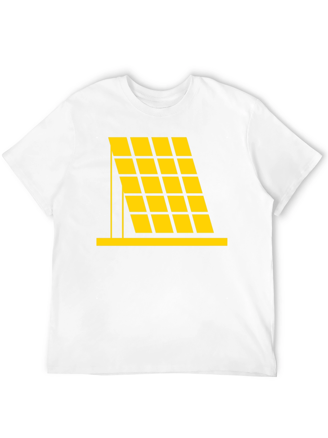 Solar Panel Graphic Tee - Black Cotton Comfort