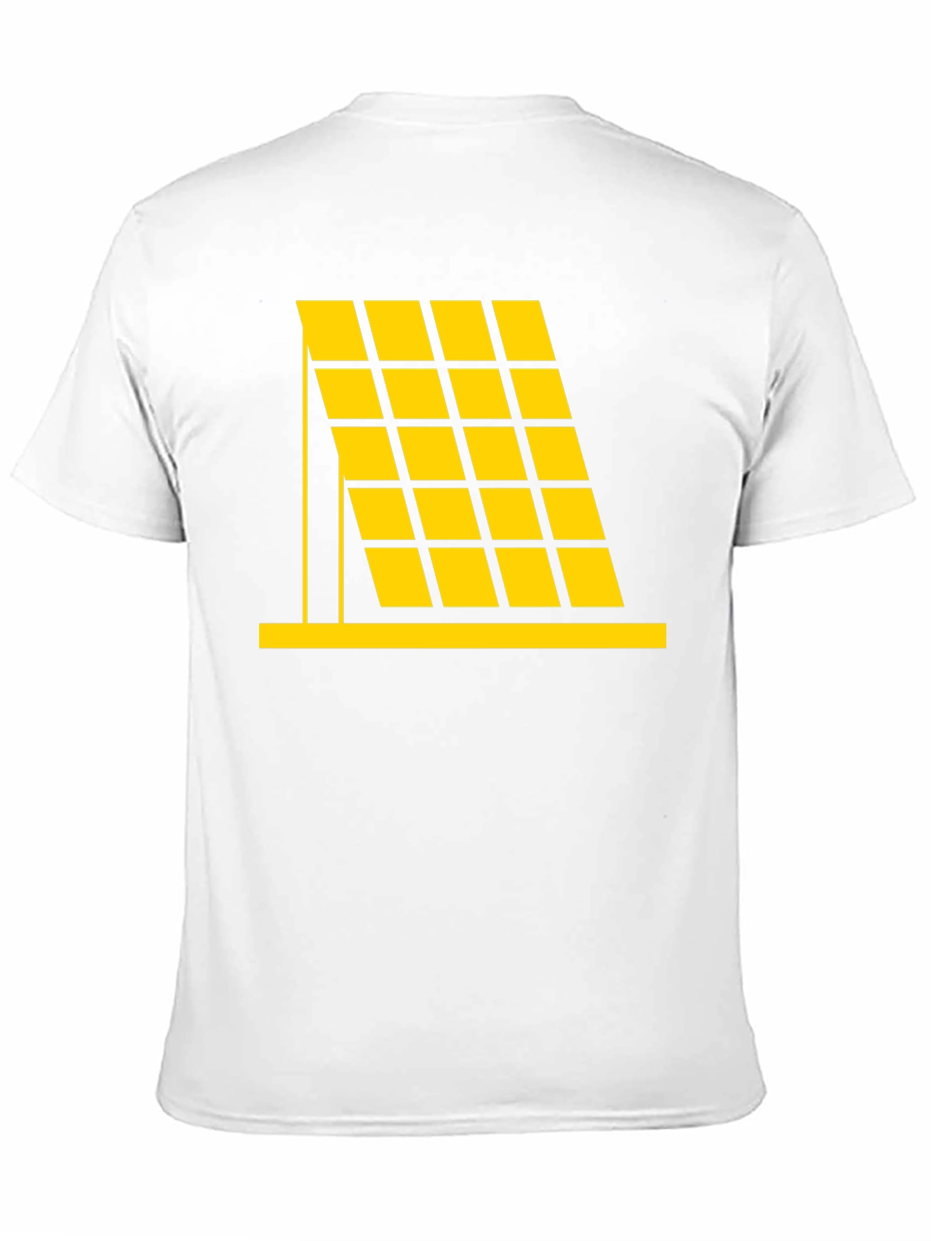 Solar Panel Graphic Tee - Black Cotton Comfort