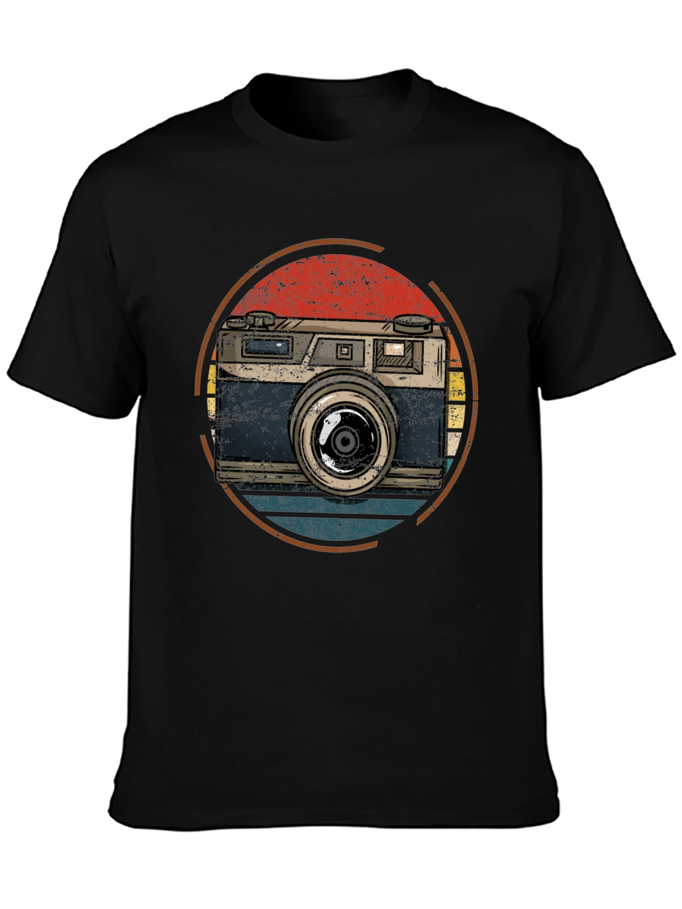 Retro Camera Graphic T-Shirt