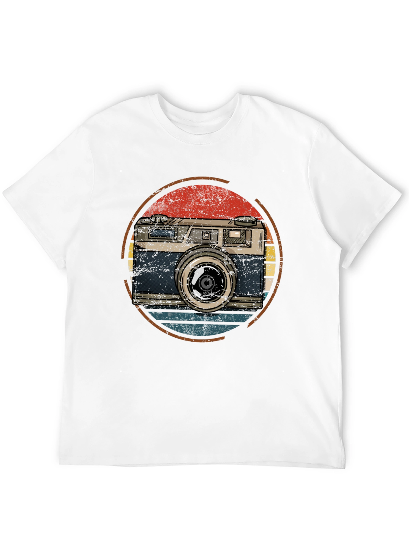 Retro Camera Graphic T-Shirt