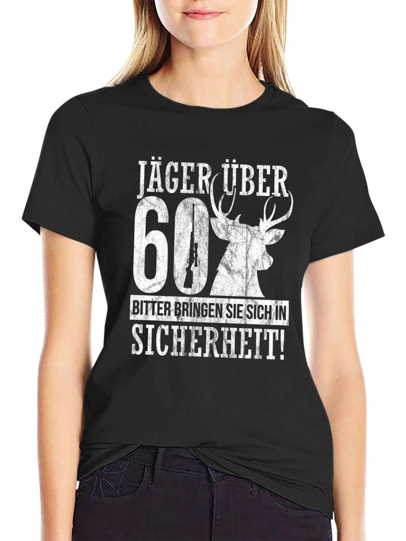 Jäger Über 60 T-Shirt - Hunting Humor Tee