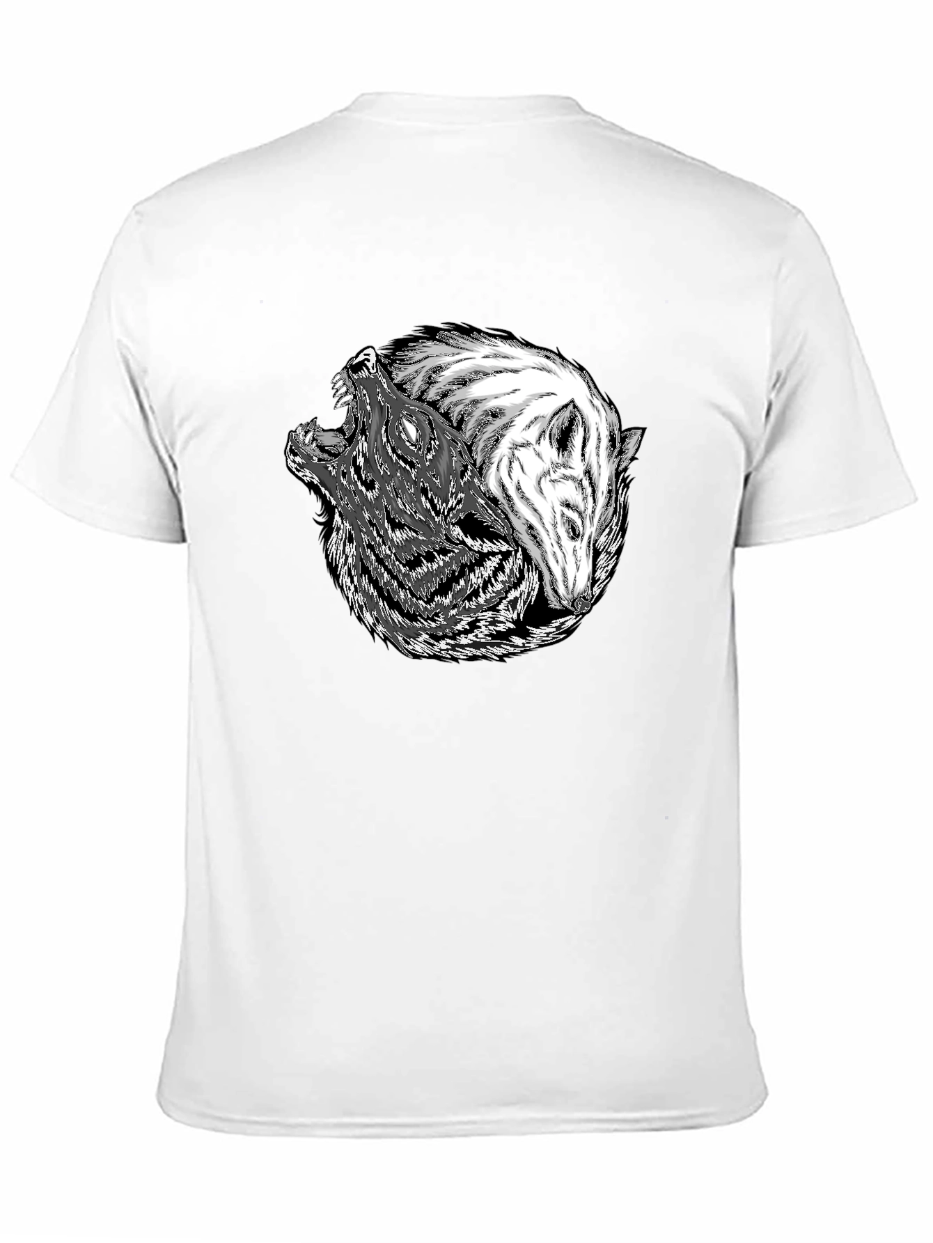 Yin Yang Wolves Graphic Tee
