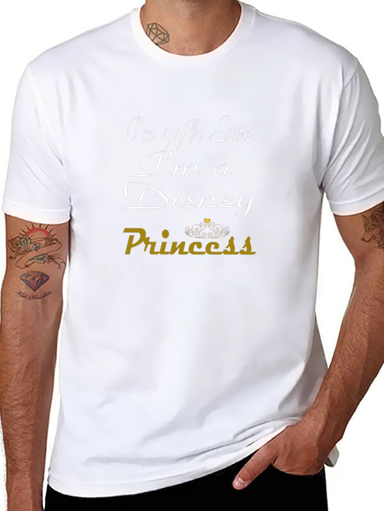 Disney Princess Graphic Tee - Black