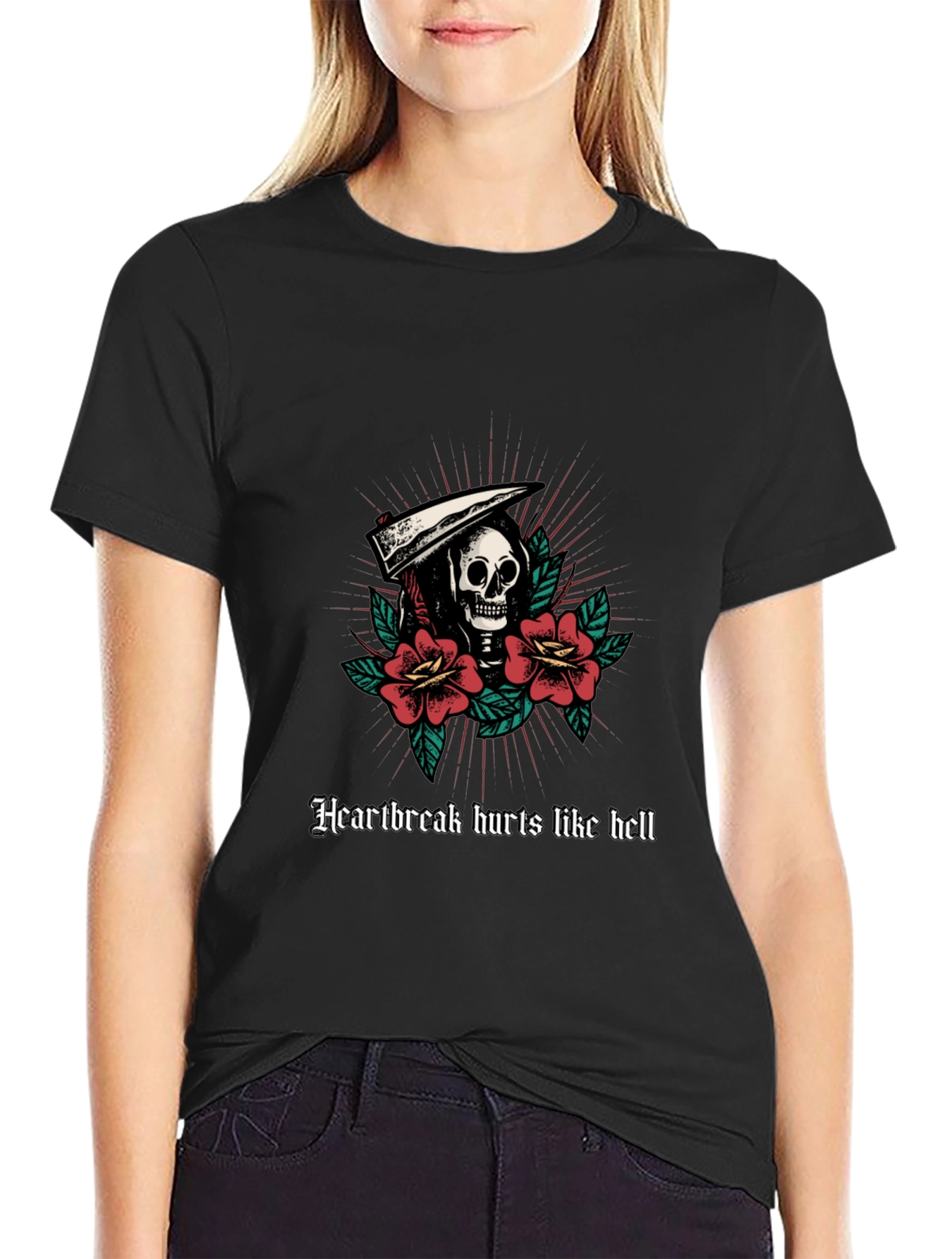 Heartbreak Hurts Like Hell Graphic T-Shirt