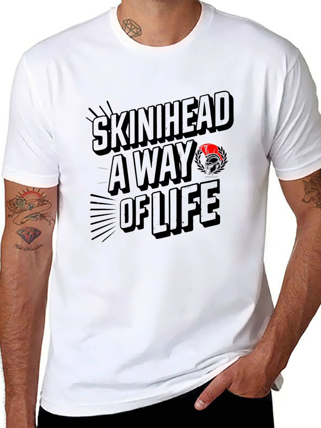 Skinhead A Way Of Life Graphic Tee - Black