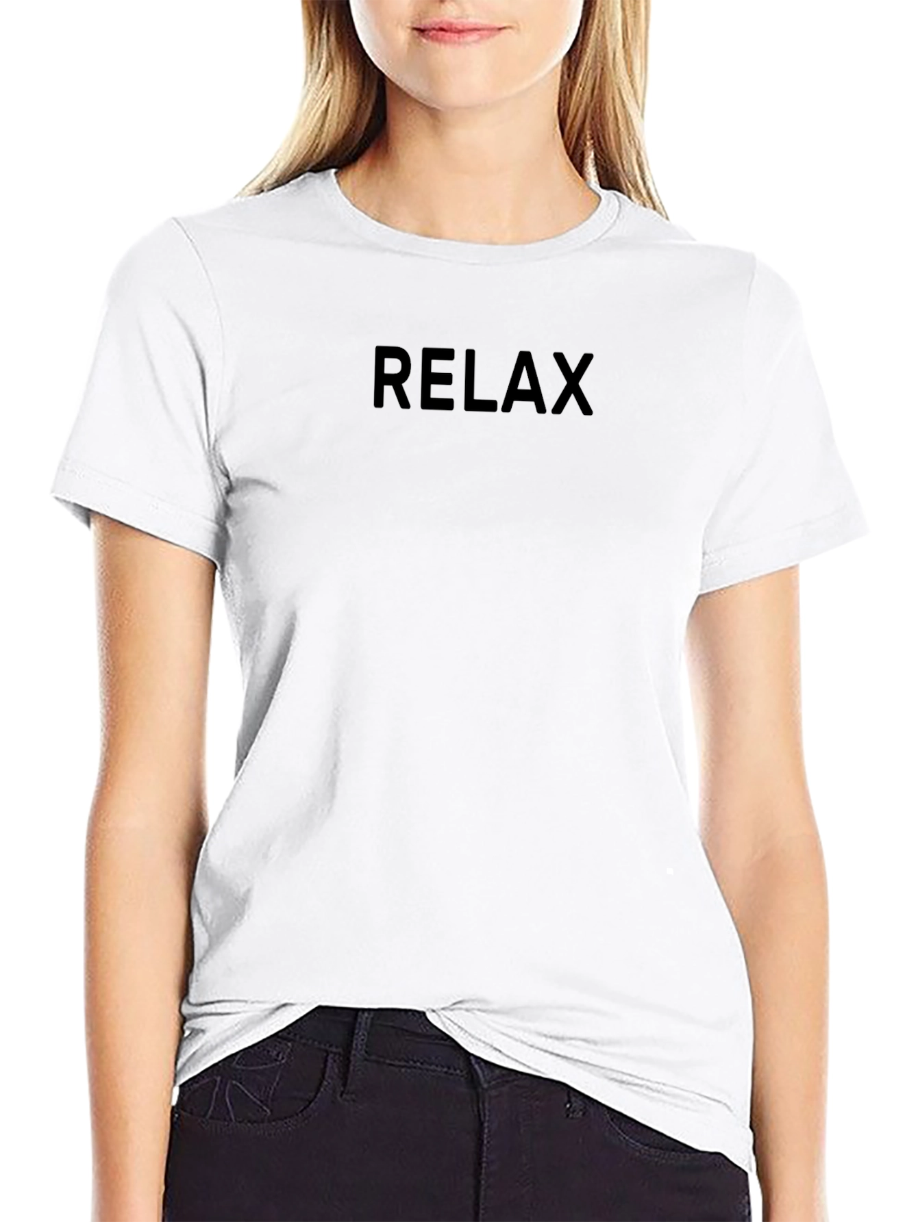 Relax Black T-Shirt - Casual Comfort
