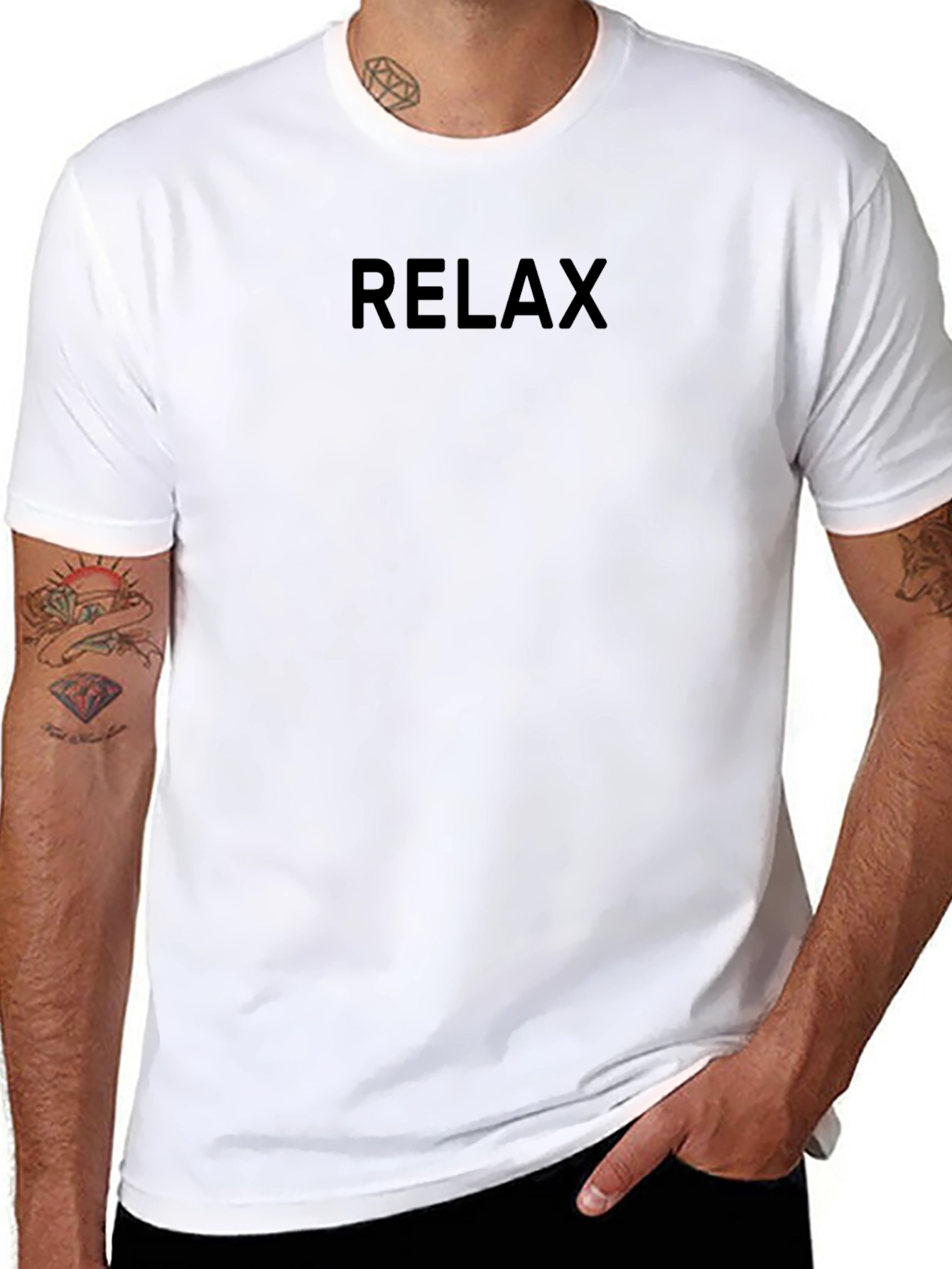 Relax Black T-Shirt - Casual Comfort