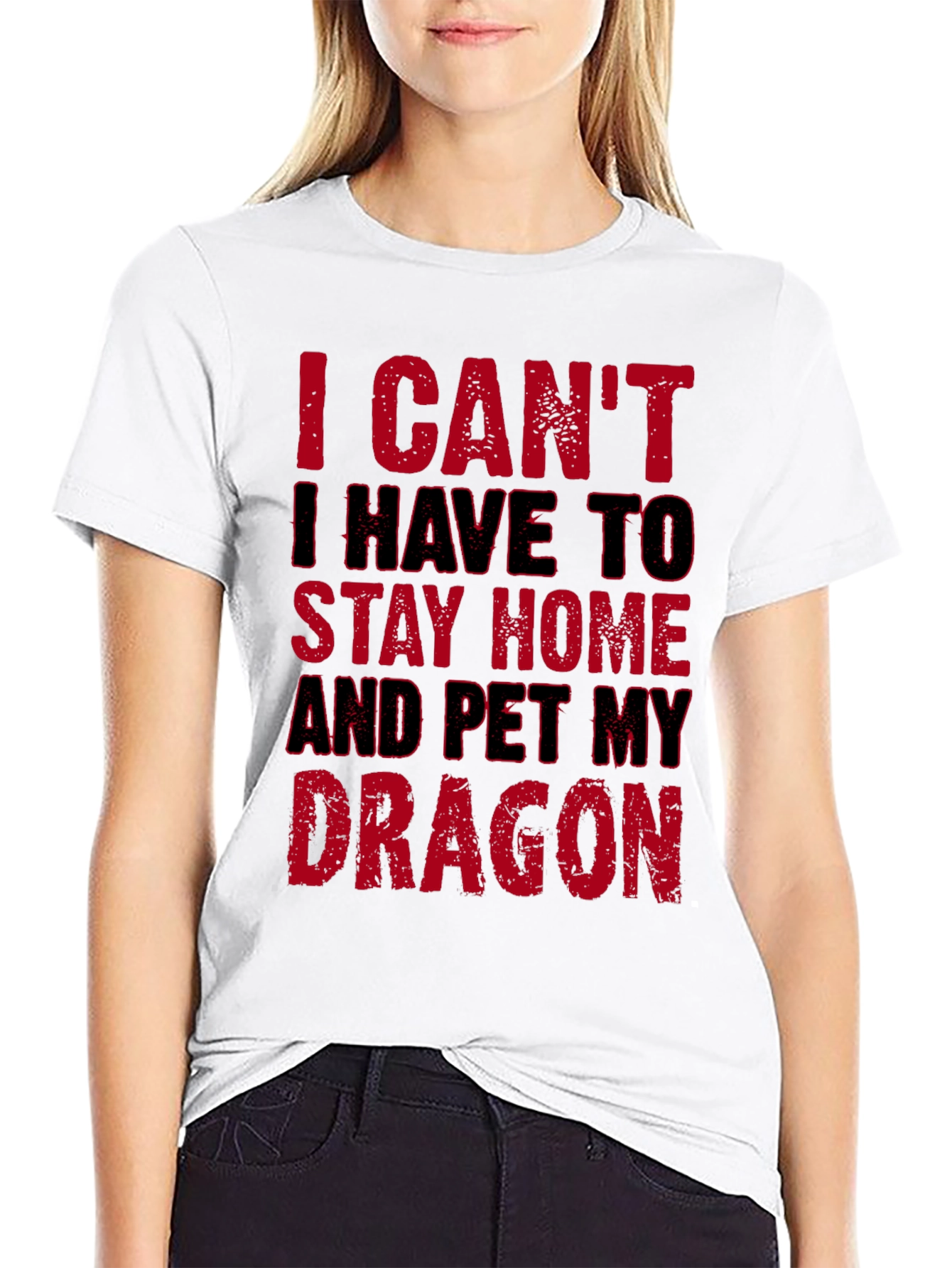 Pet My Dragon T-Shirt - Stay Home Funny Tee