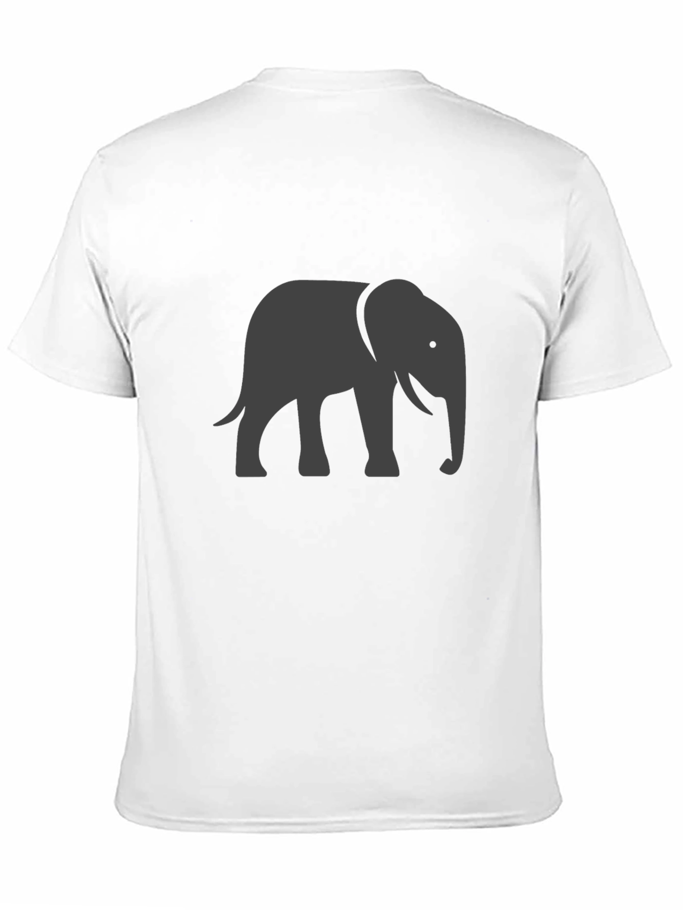 Black Elephant Graphic Tee - Casual Comfort