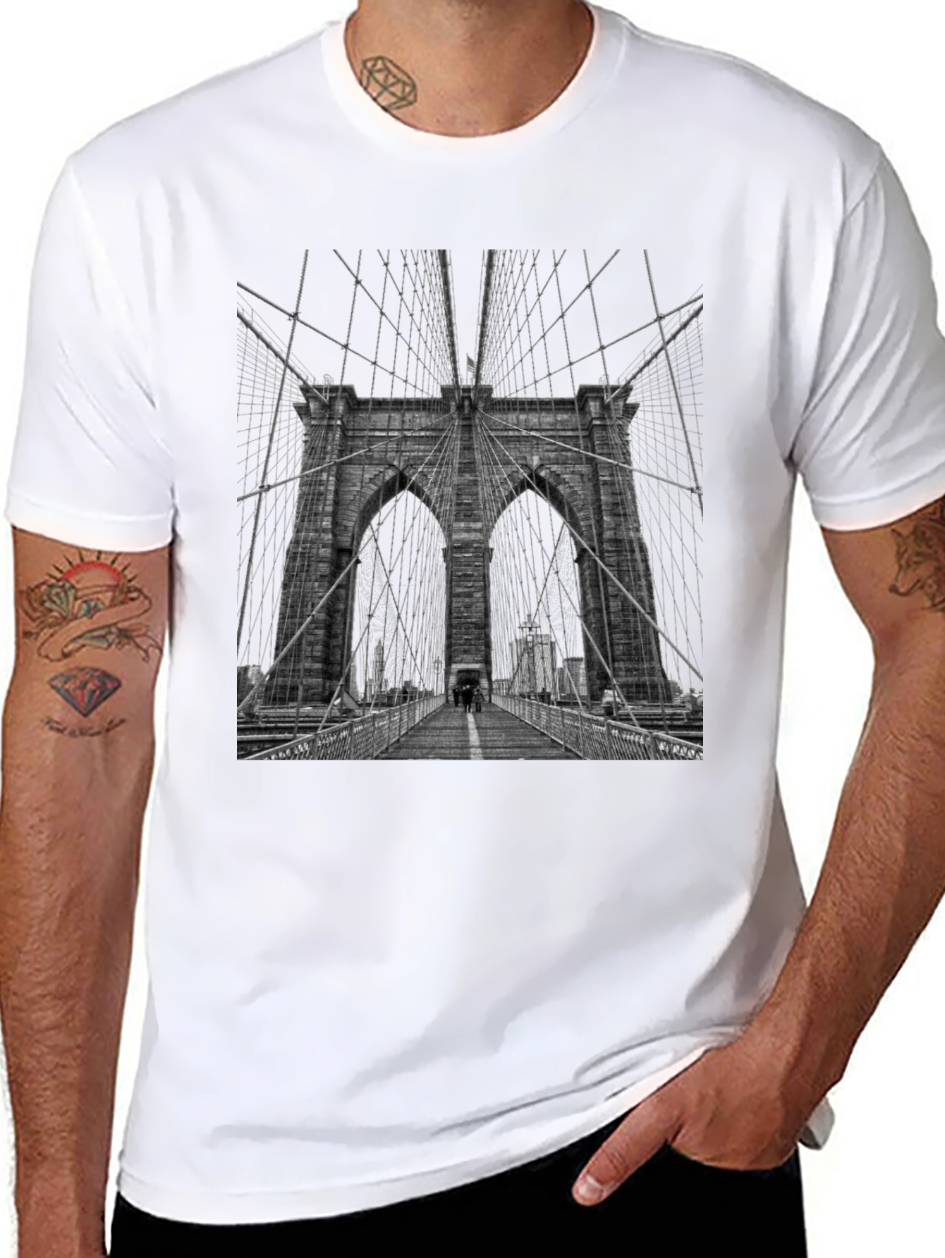 Brooklyn Bridge Graphic Tee