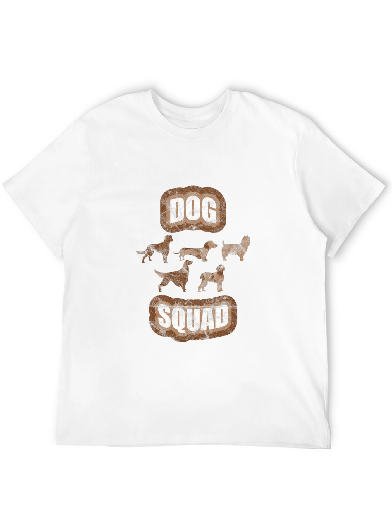Dog Squad Graphic Print T-Shirt