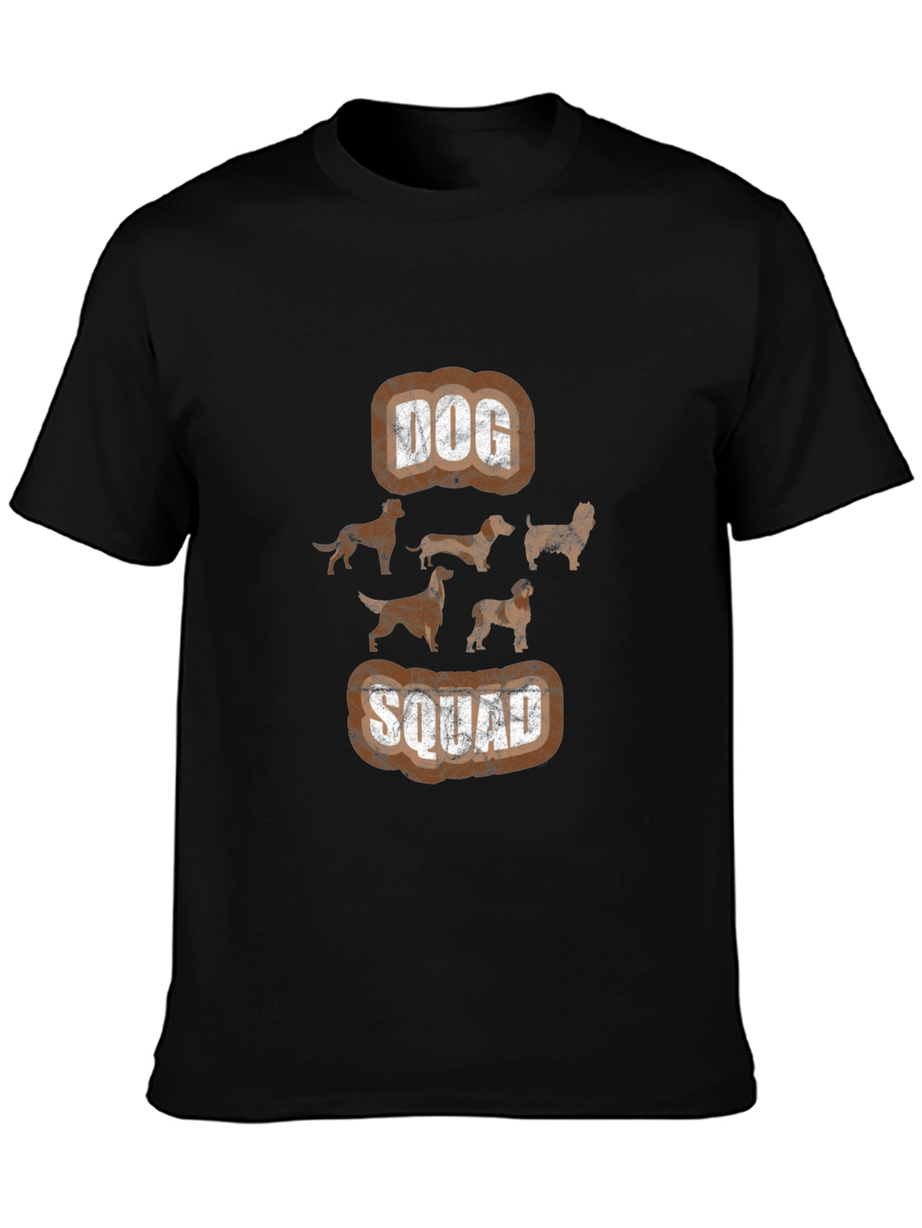 Dog Squad Graphic Print T-Shirt