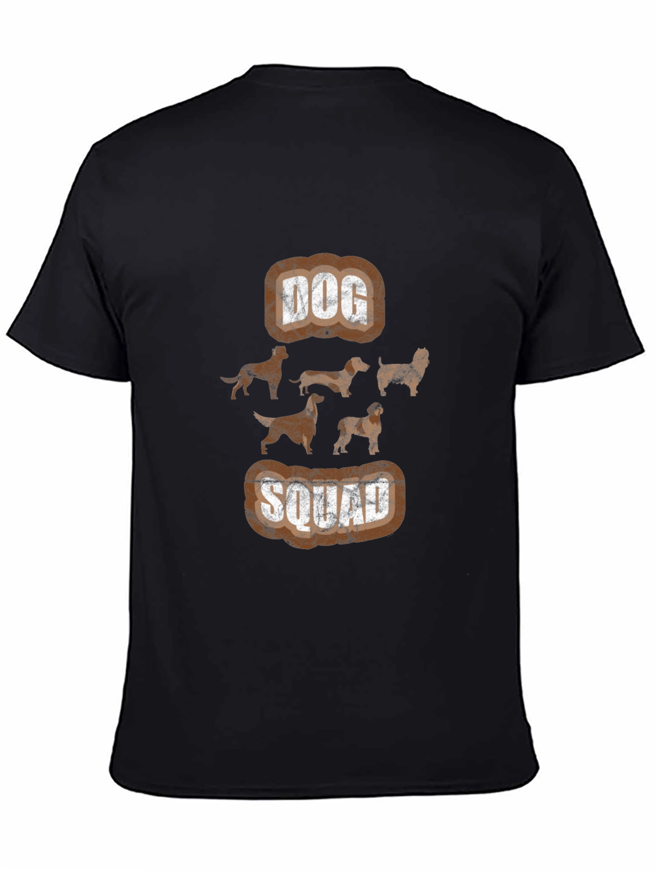 Dog Squad Graphic Print T-Shirt