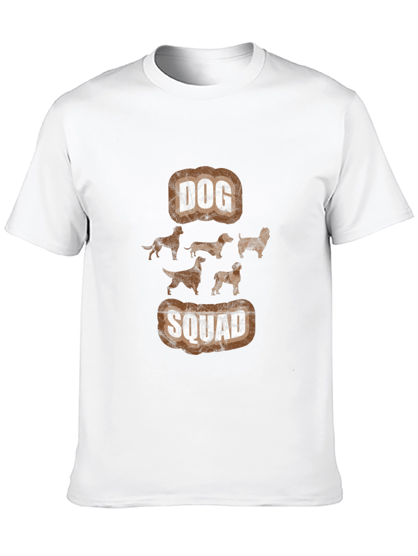Dog Squad Graphic Print T-Shirt