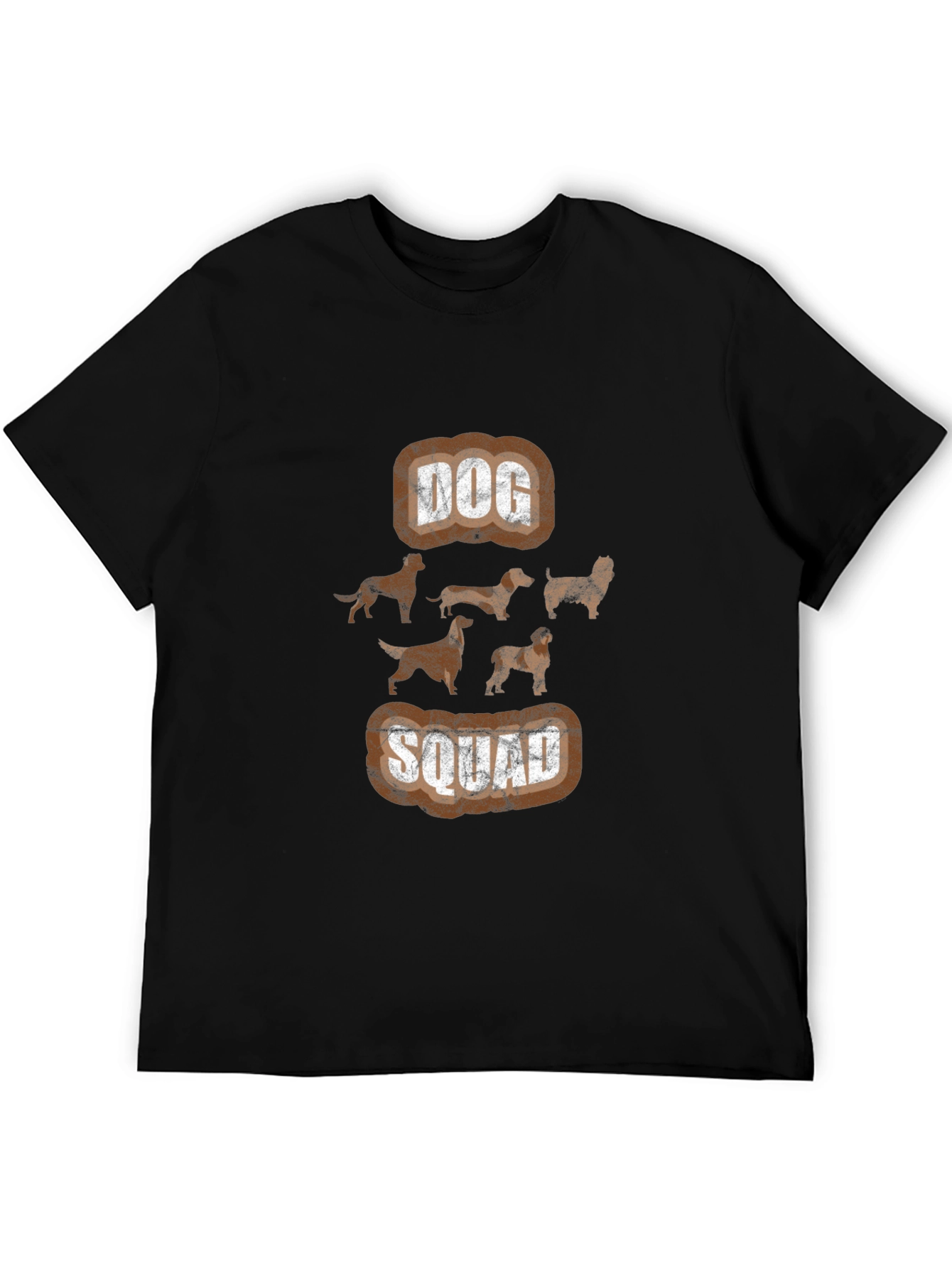 Dog Squad Graphic Print T-Shirt