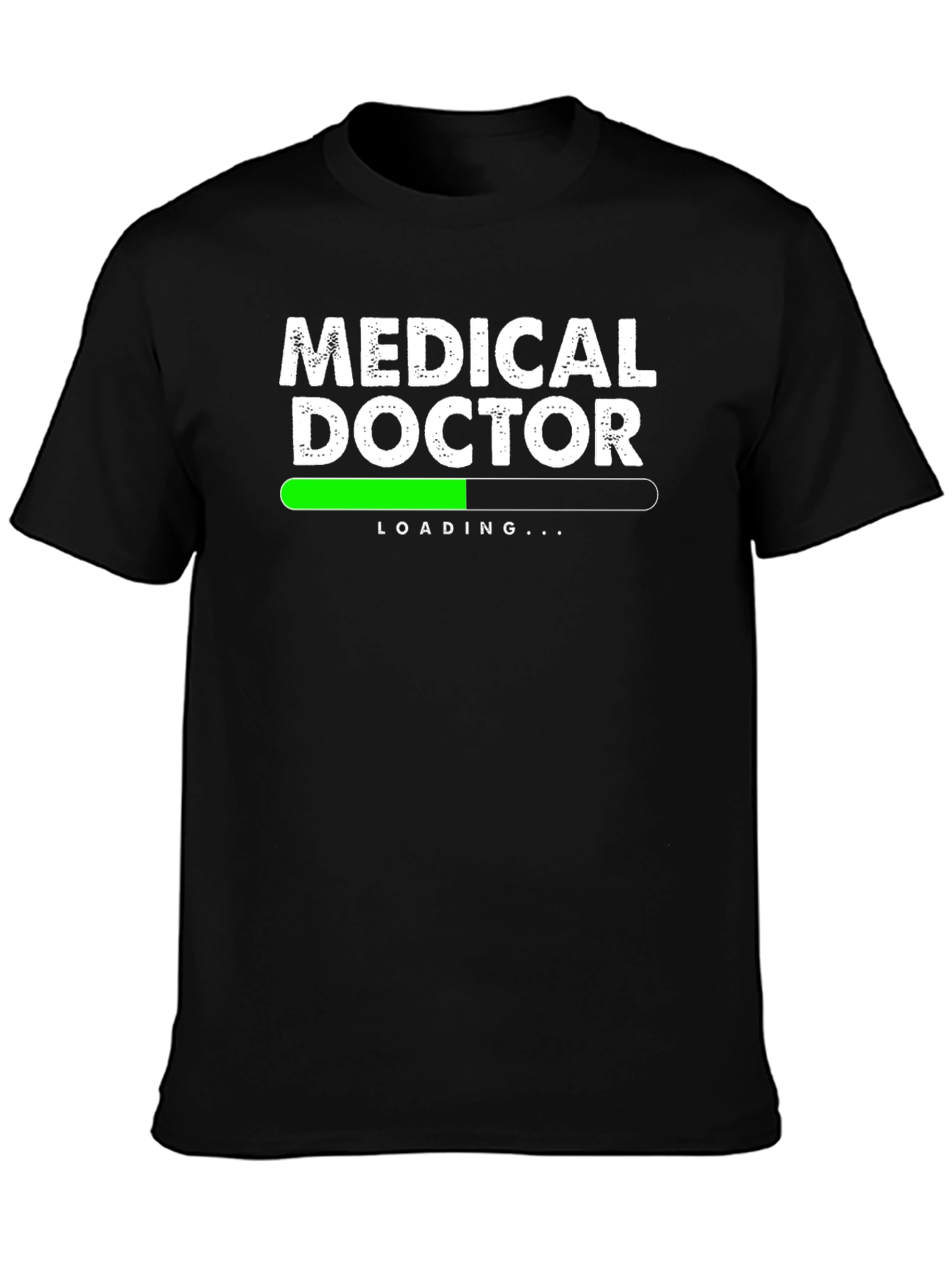 Medical Doctor Loading Black T-Shirt