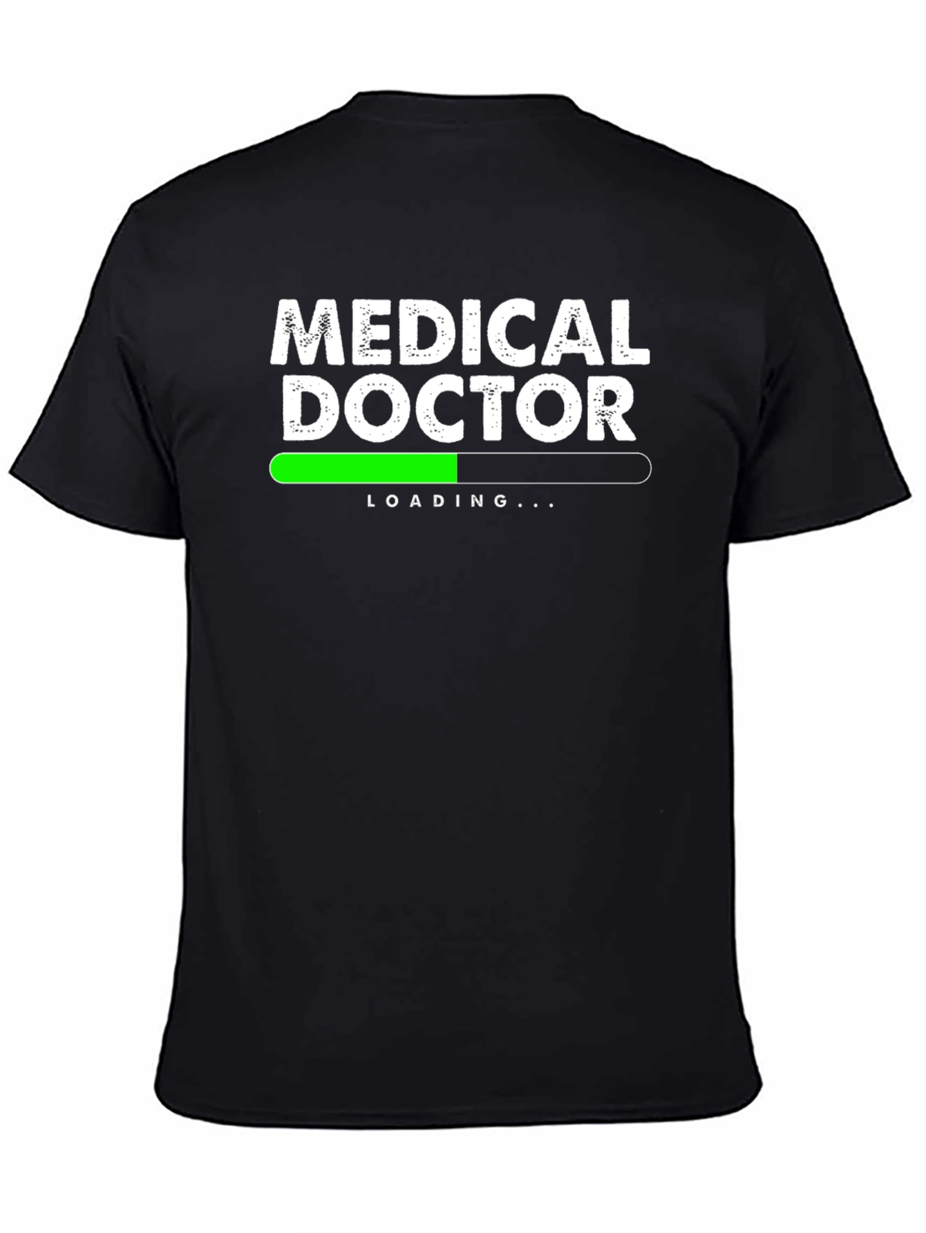Medical Doctor Loading Black T-Shirt