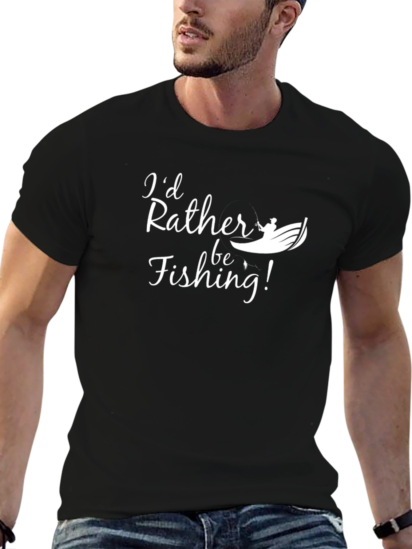 Fishing T-Shirt: Id Rather Be Fishing!