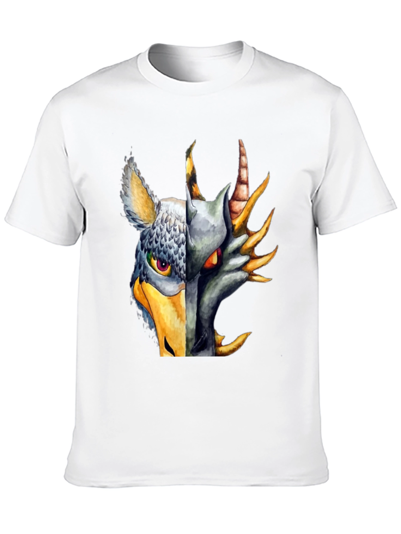 Griffin & Dragon Graphic Black T-Shirt