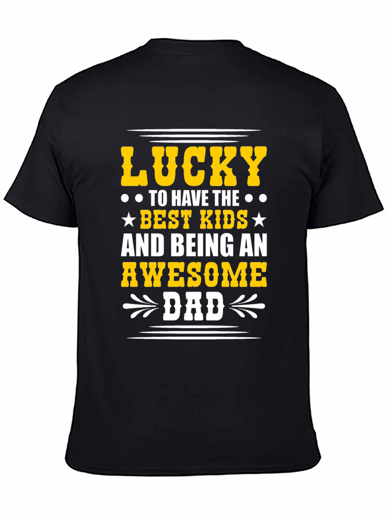 Lucky Awesome Dad T-Shirt