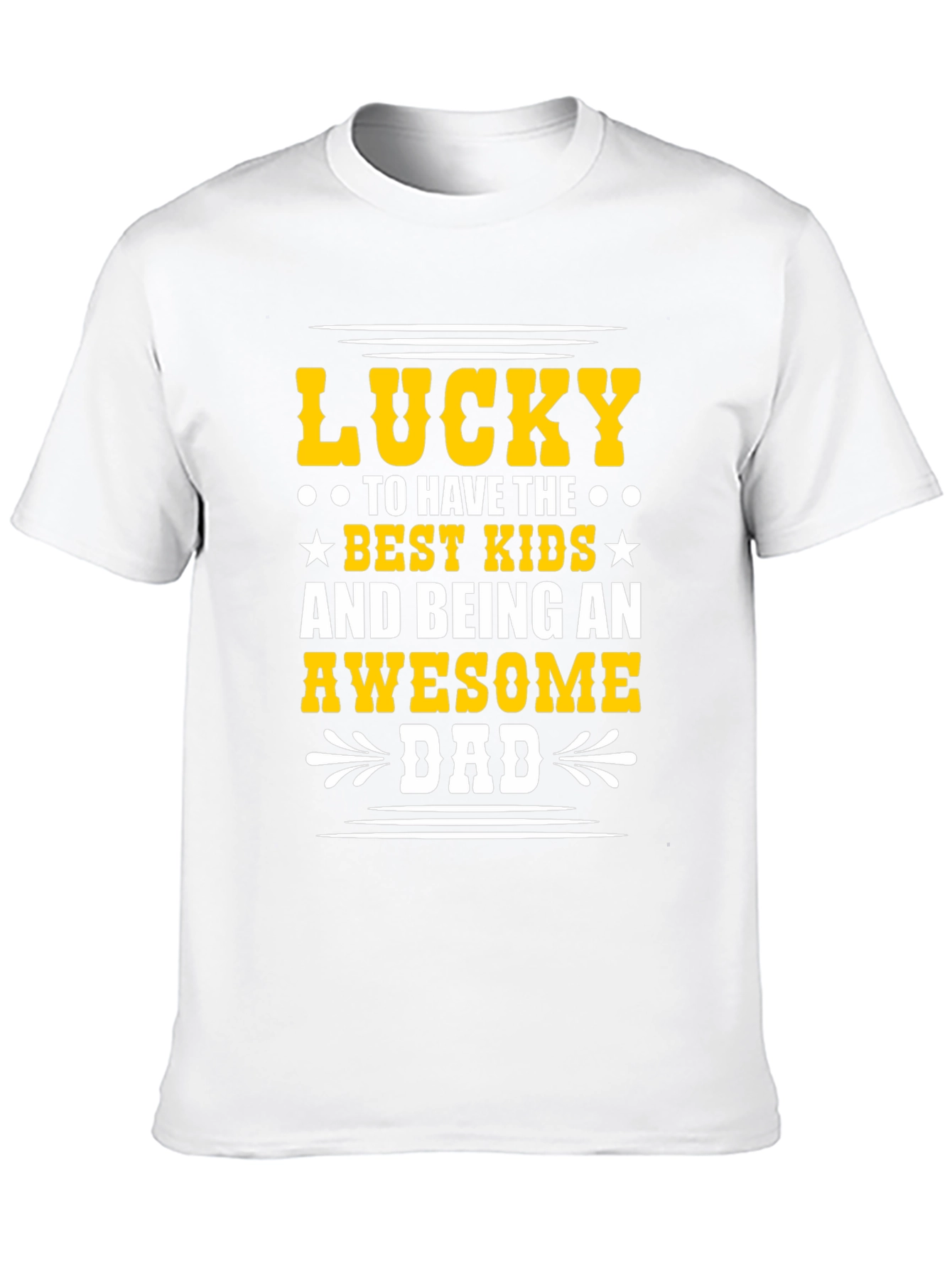 Lucky Awesome Dad T-Shirt